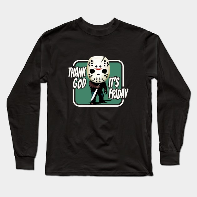 Thank God it's Friday Long Sleeve T-Shirt by yulia-rb